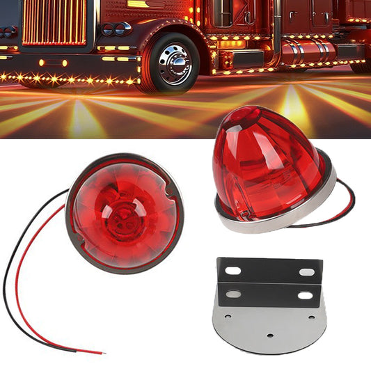 12V/24V Waterproof LED Side Marker Light – Vehicle Turn Signal & Warning Light