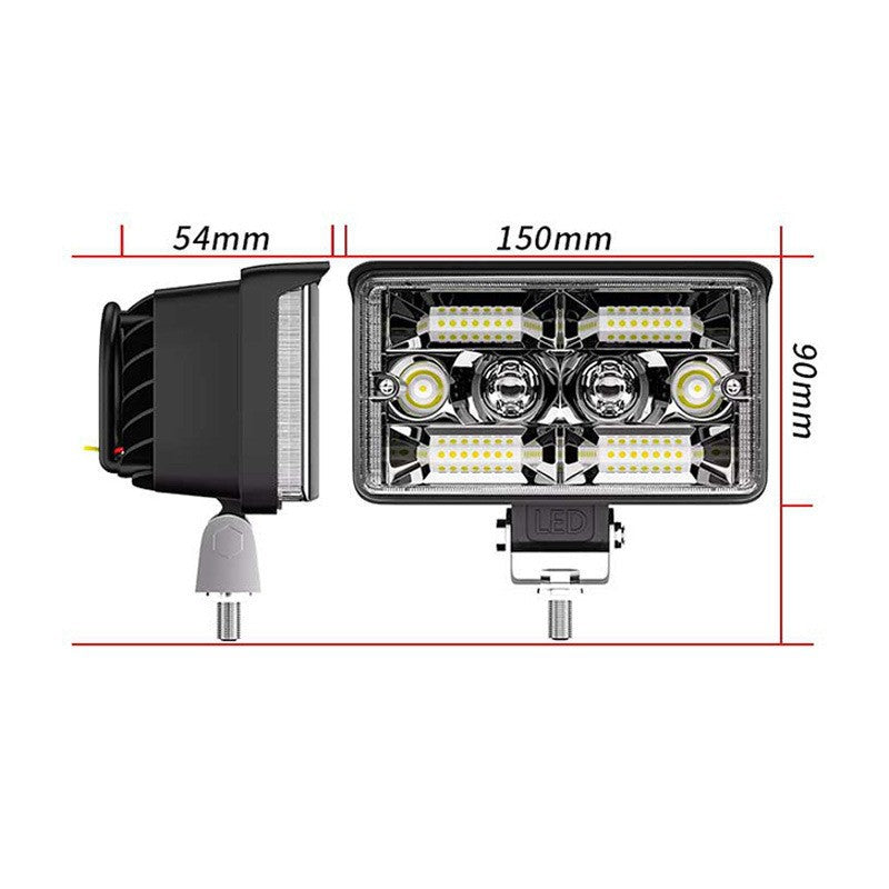 4-Inch 32LED Off-Road Work Light – 12V/24V Spotlight for Cars & Trucks