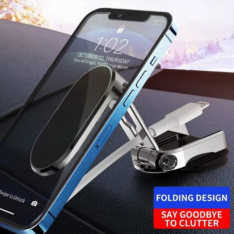 Universal Car Phone Holder – Strong Magnetic Dashboard & Windshield Mount