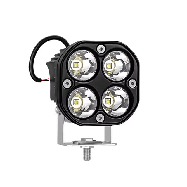 2PCS 3-Inch 40W LED Work Lights – 12V/24V White Fog Spotlights for 4x4 & Trucks