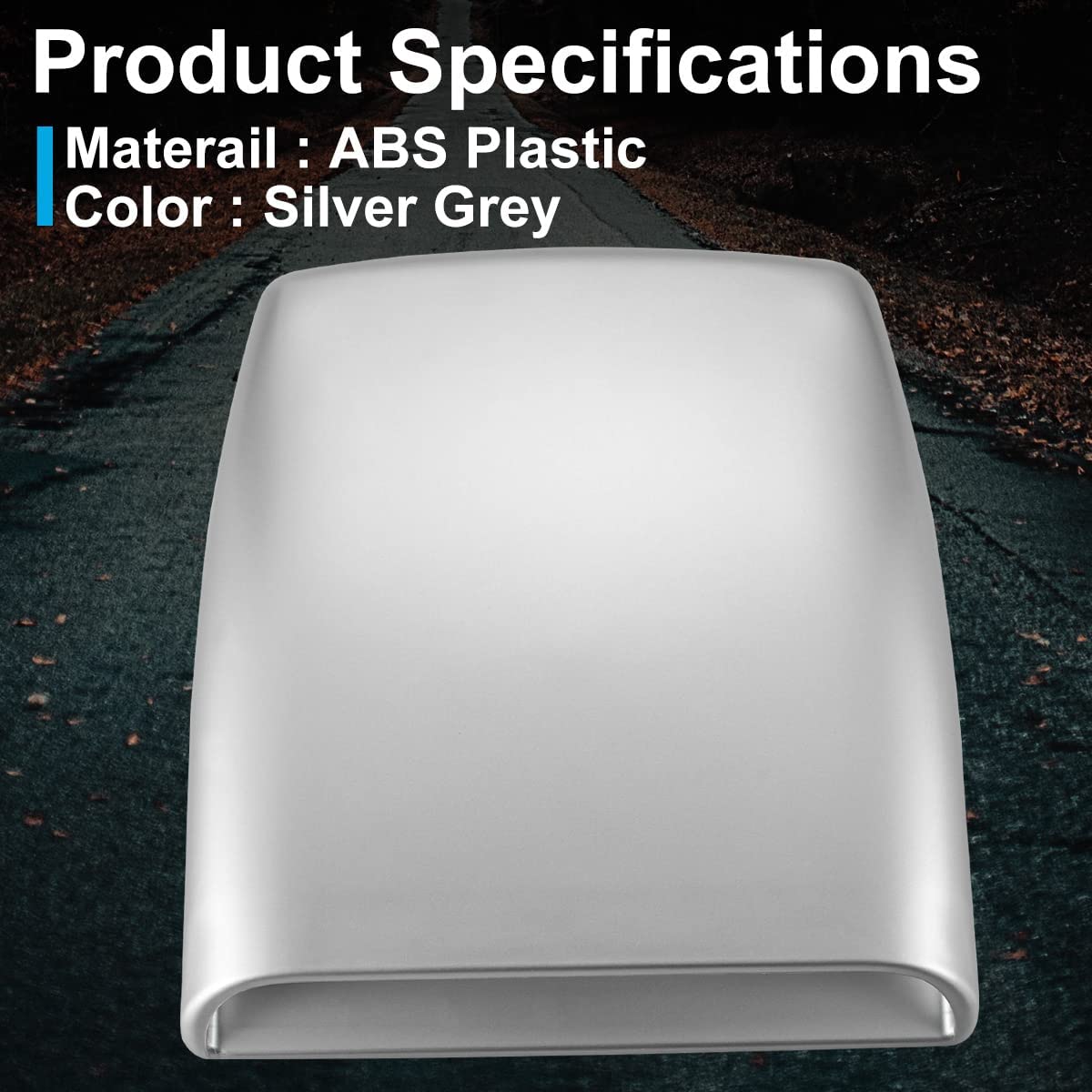 Universal Car Air Flow Decorative Intake Hood Scoop Turbo Bonnet Vent Cover