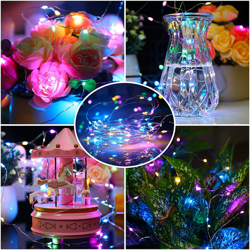 10M 100Leds USB Powered SEED LIGHTS Copper Wire String Lights Fairy String Lights -Silver Wire