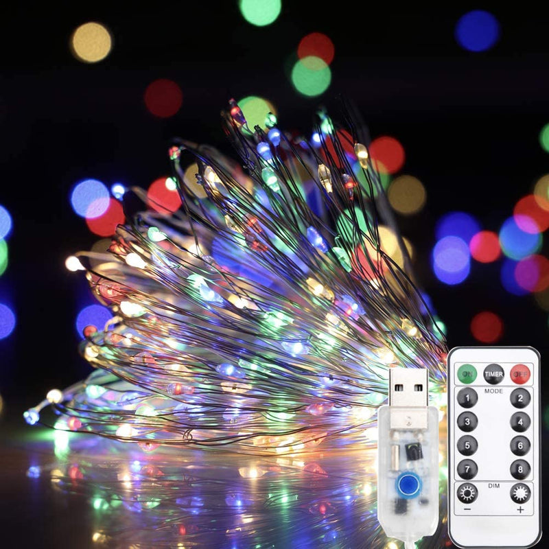 10M 100Leds USB Powered SEED LIGHTS Copper Wire String Lights Fairy String Lights -Silver Wire