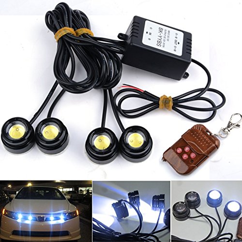 Eye Rider Led New Eagle Eye LED Knight Night Rider Scanner Lighting DRL with Remote ...