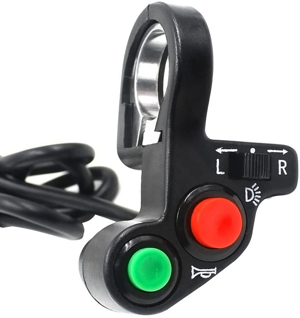 Multi-Function Motorcycle Offroad Horn Turn Signal On/Off Light Switch