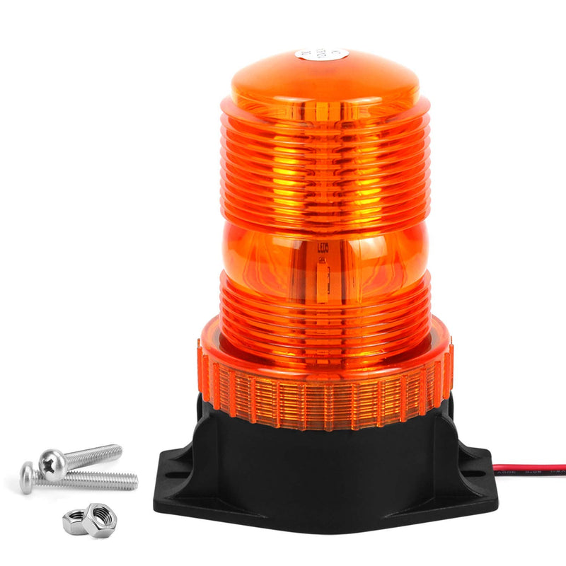 Amber/Yellow Emergency Warning Flashing Safety Strobe Beacon Light