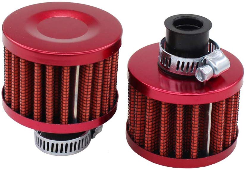 Mini Oil Air Intake Crankcase Vent Valve Cover Breather Filter