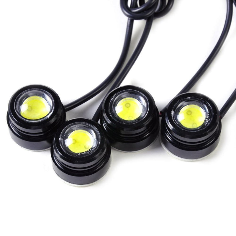 New Eagle Eye LED Knight Night Rider Scanner Lighting DRL with Remote 4 Pcs