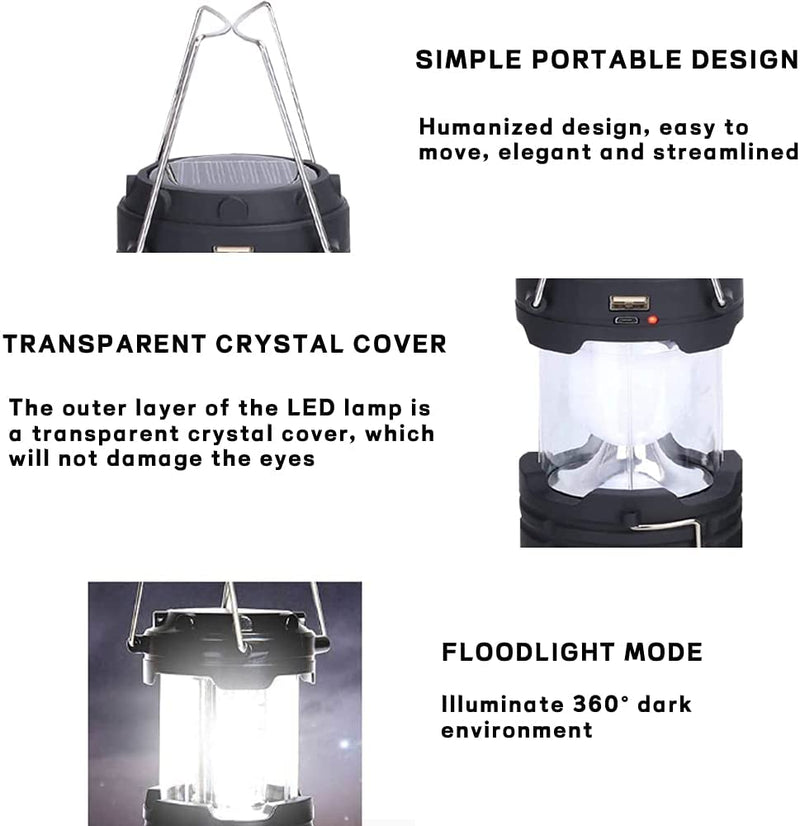 Solar Lantern Flashlight/USB Rechargeable Camping Lantern Led Light /Flashlight