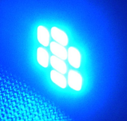 10PCS × 12V T10 LED 8SMD Wedge Bulbs-WHITE,BLUE