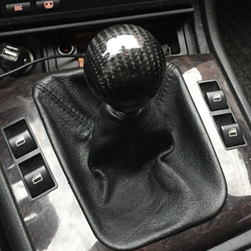 Carbon Fiber Design Shift Knob Gear Shifter Knobs with 4  Adapters