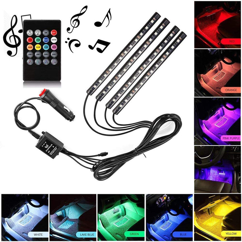 HighQuality LED Car Interior Decoration Lights/remote