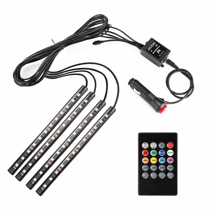 HighQuality LED Car Interior Decoration Lights/remote