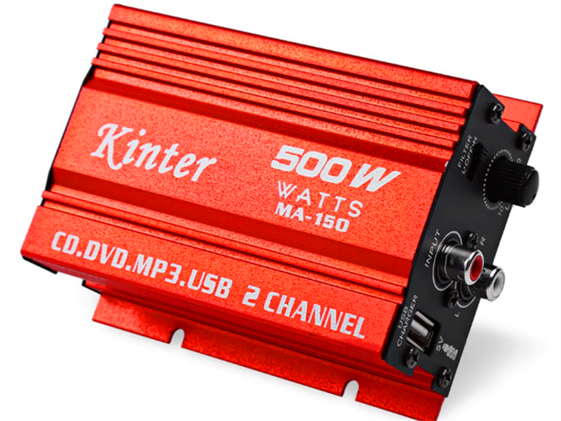 Amplifier - 12V 500W Mini Car Power Amplifier-Stereo Bass, Car Amp Car Amplifier