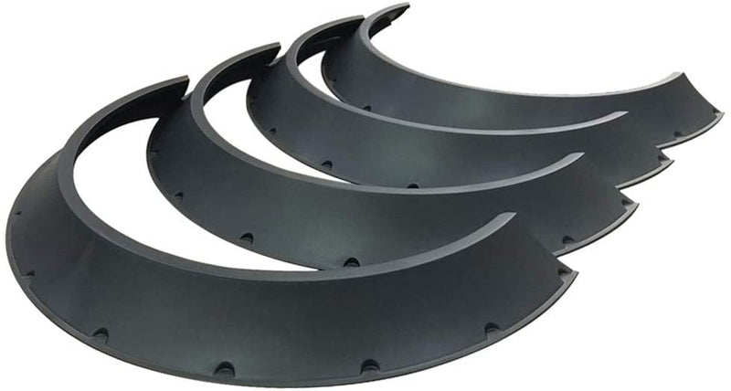 4Pcs 800mm Universal Car Fender Flares Wheel Arches Black