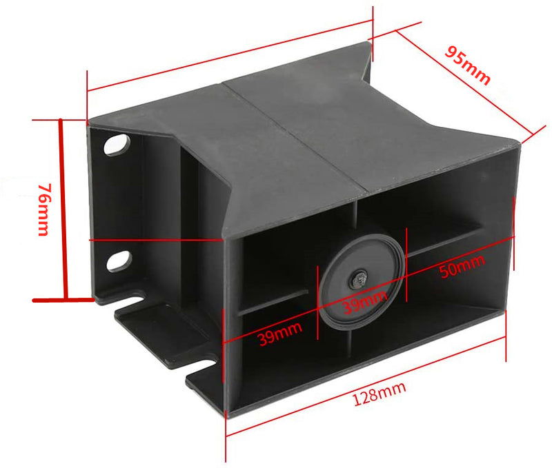 Reverse Horn Back-up Alarm for Heavy-duty Engineering Vehicle 30W 112dB 12V-24V