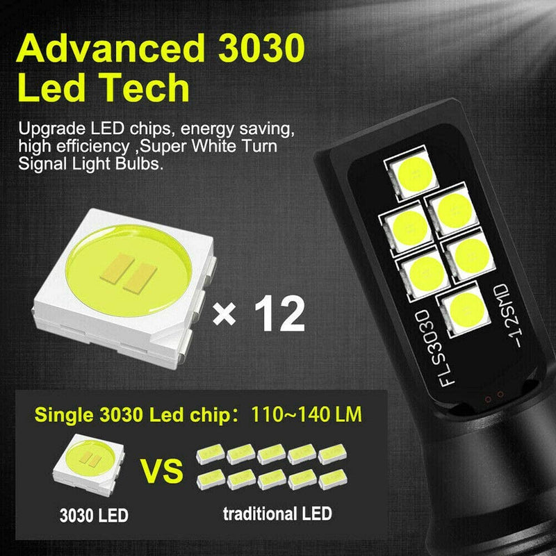2PCS 12V 1400 Lumens Car 9006/HB4 LED Fog Light -6000K WHITE