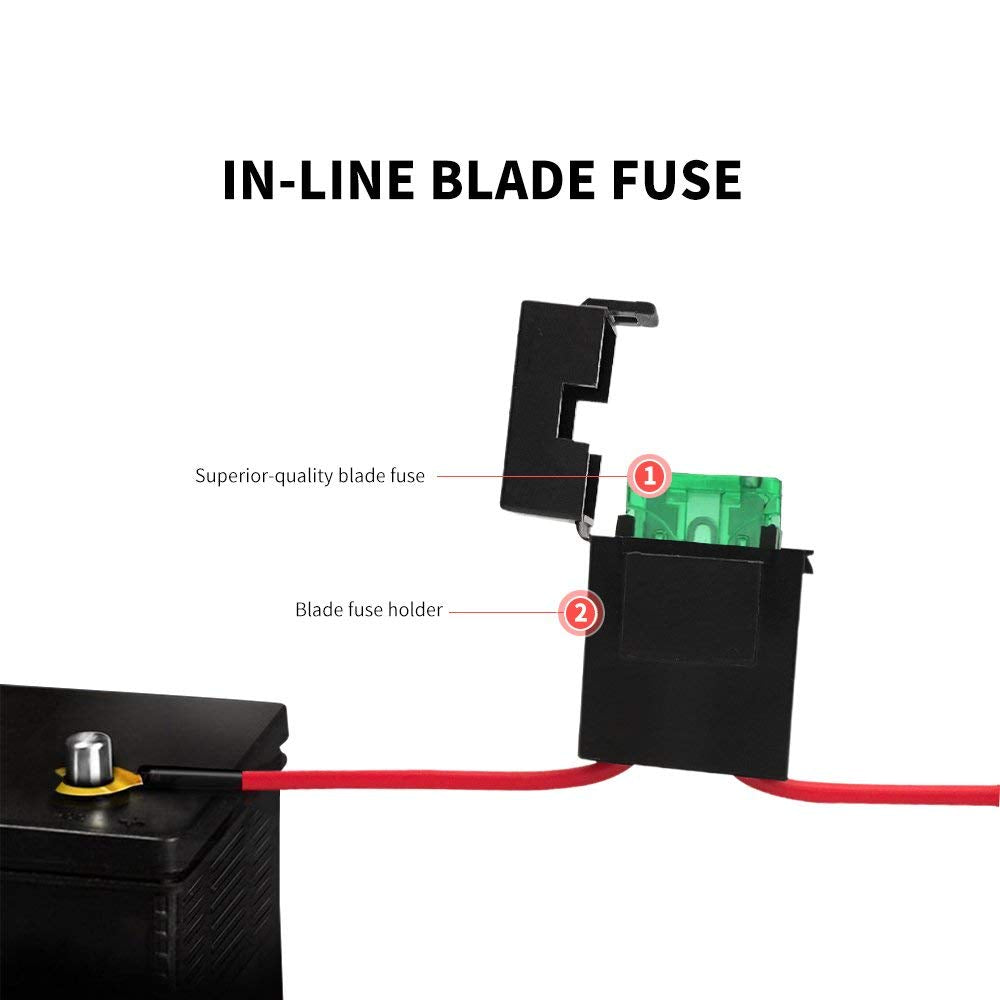 3Meters Wiring Harness Loom Kit for LED Work Light /Bar 12V/ 24V  Use