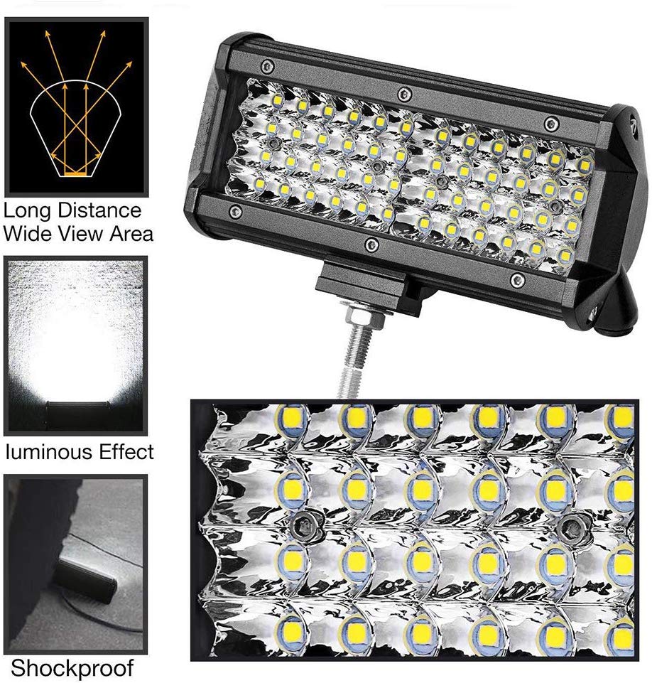 2PCS× 144W LED WORK LIGHT BAR
