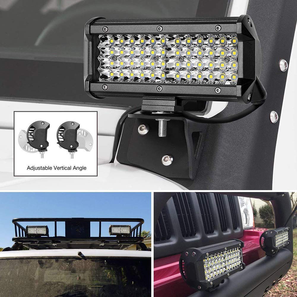2PCS× 144W LED WORK LIGHT BAR