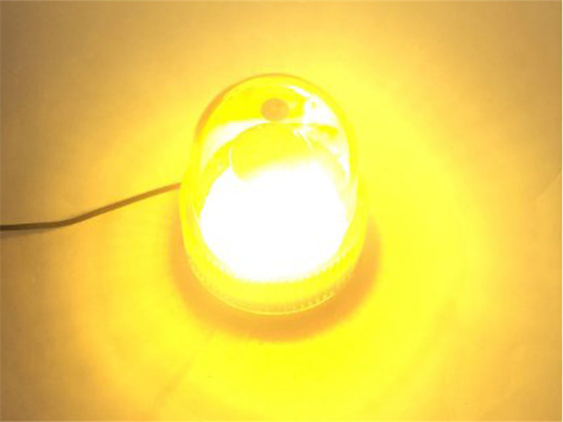 12V/24V Amber  Rotating Revolving LED Beacon Strobe Light with Magnetic Mount