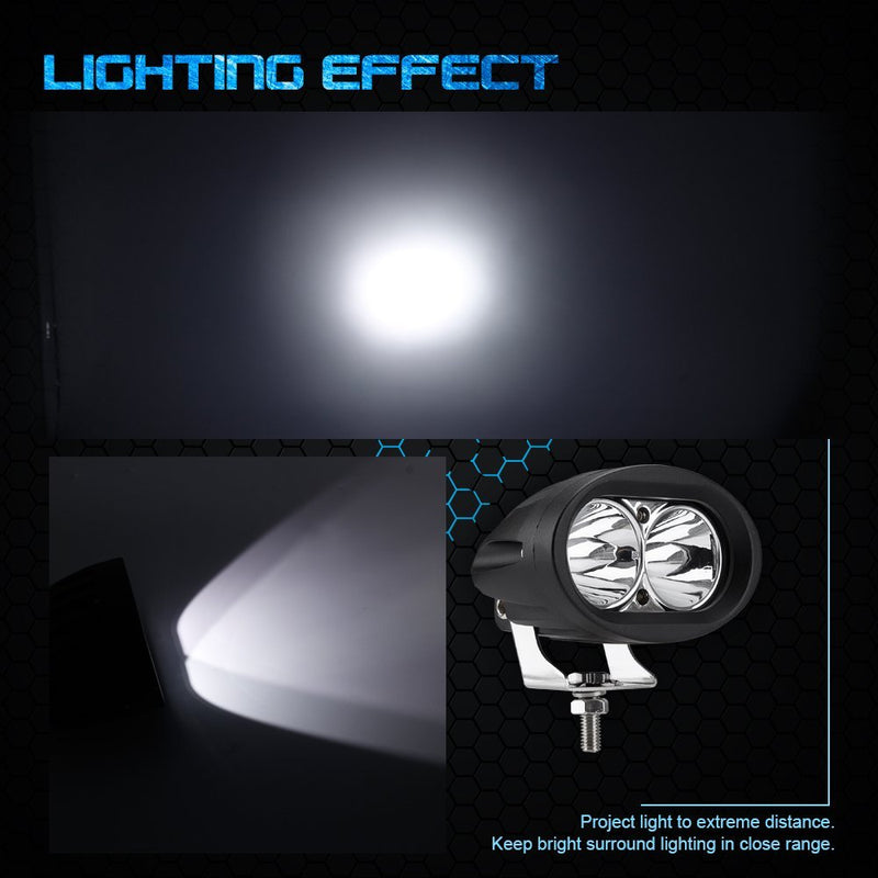 20W Reflected Lens Roadoff Led Lights/ Heavy DutyVehicle LED Work Light--2PCS