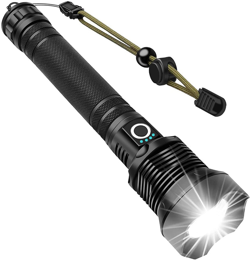 5000 Lumens P70 USB Rechargeable Led Flashlight Torch