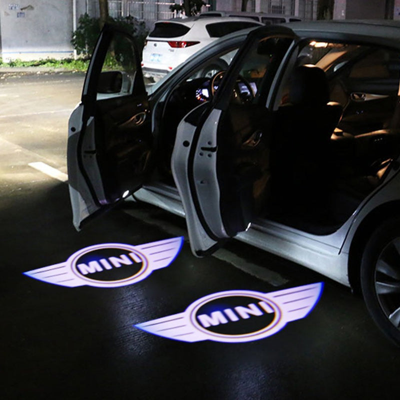 2x Logo Ghost Shadow Projector Courtesy Laser LED Light for BMW MINI