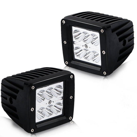 3 Inch 18W 6LED Square / Cube Work Lights/ Spot Beam lights