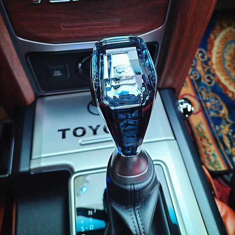 Crystal Car Gear Shift Knob Multi-Color LED Light For BMW, TOYOTA, SUBARU, MAZDA
