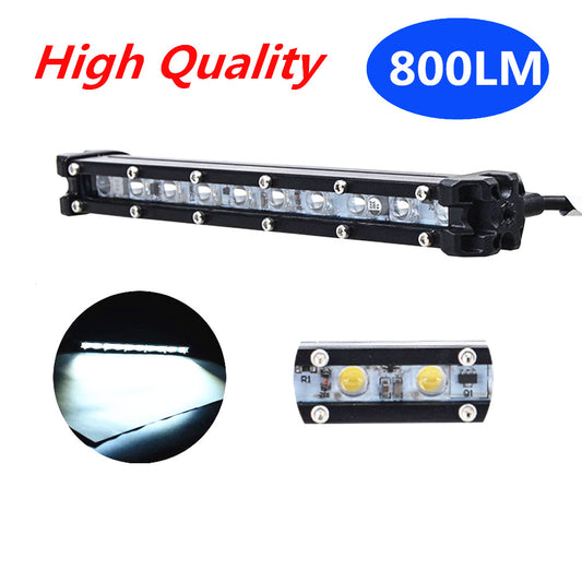 2PCS 9'' LED Light Bar/Super Slim Single Row Led Bar Light Spot Beam 10W 800Lm