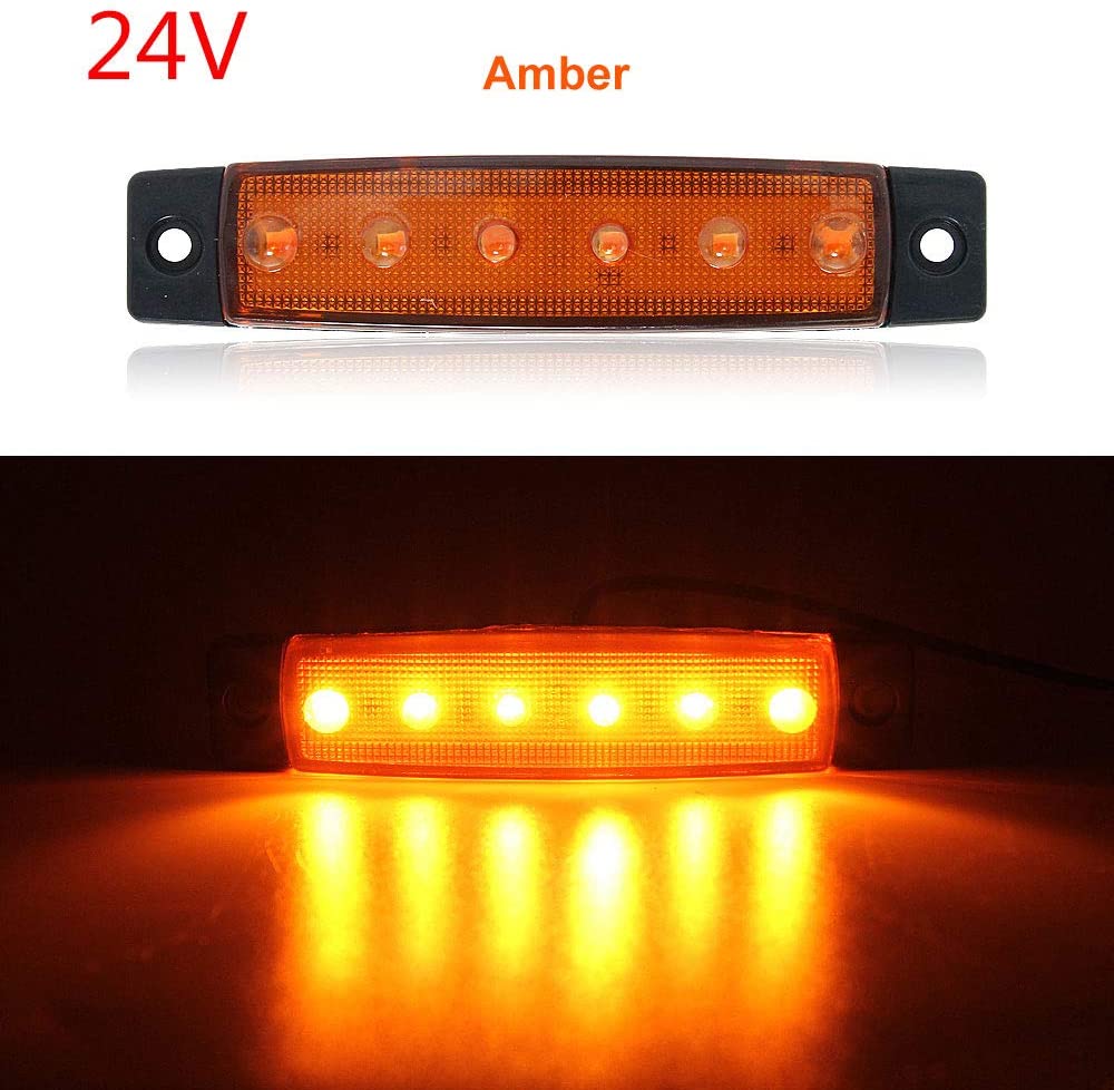 2PCS × 12V Side Marker Lights