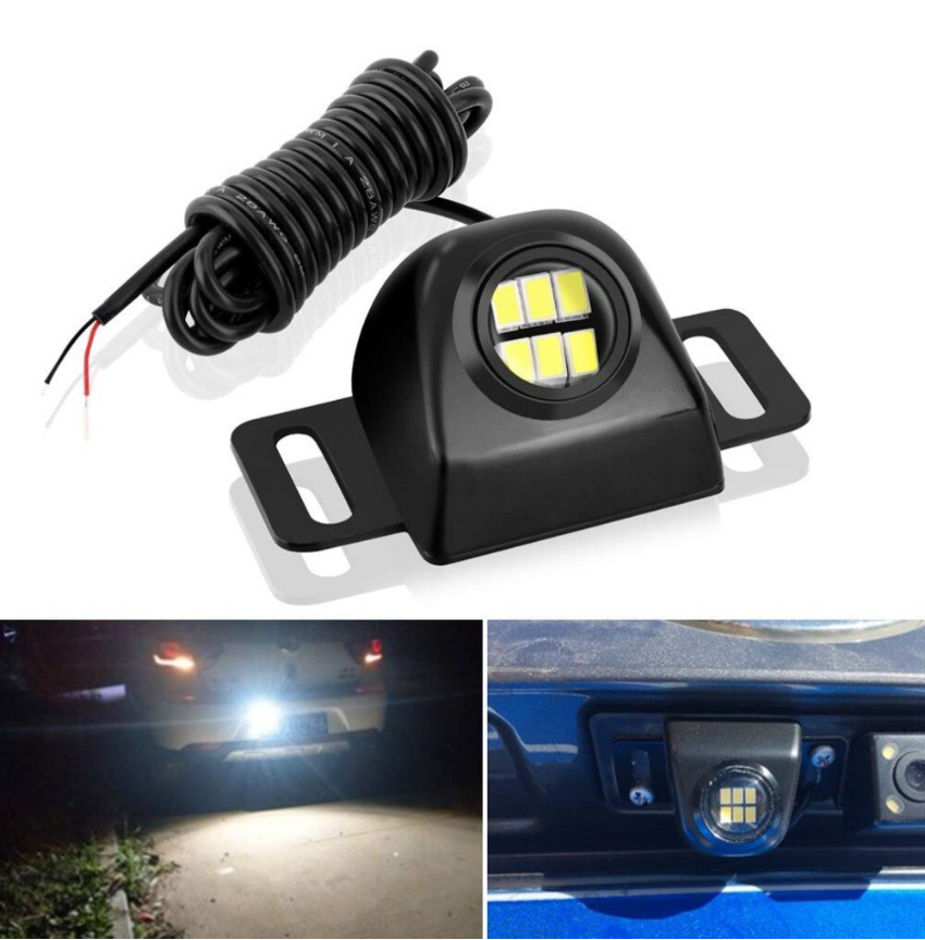 12V Car Reverse Light Bulb 3030 6LED Backup Parking LED Light Lamp Wat