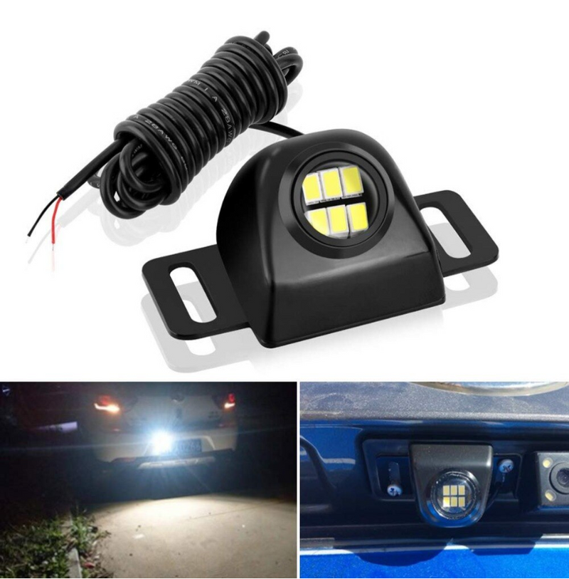 12V Car Reverse Light Bulb 3030 6LED Backup Parking LED Light Lamp Waterproof