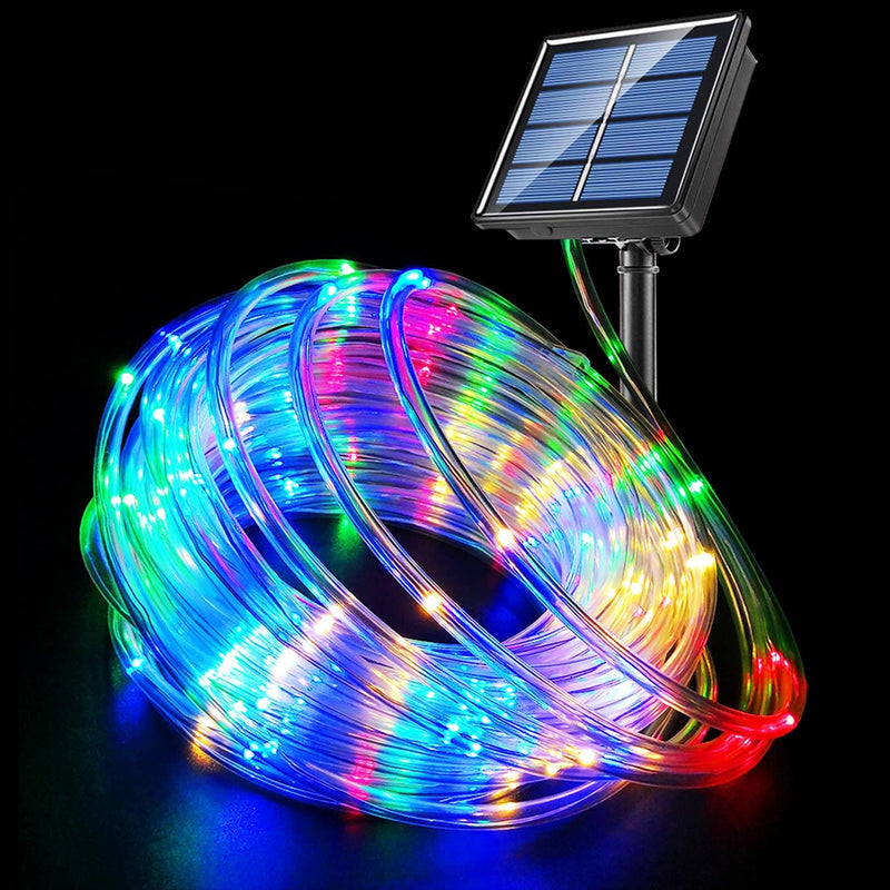 Rope Lights Solar Powered String Lights 12M 100leds 8 Modes Fairy Lights Outdoor Decoration Lighting for outdoor