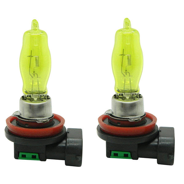 2 Pcs DC 12V 100W Yellow HOD Xenon Halogen Lamp Car Fog Light Headlight Bulbs