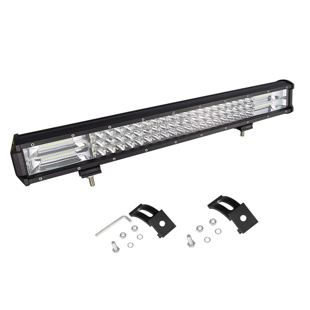 31.5 Inch 432W Triple Row Spot Flood Beam Light Bar Driving LED Work L