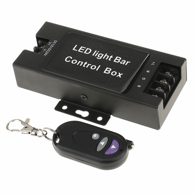 Universal 12V-24V LED Light Bar  Remote Flash Strobe Controller 7 Flashing Modes
