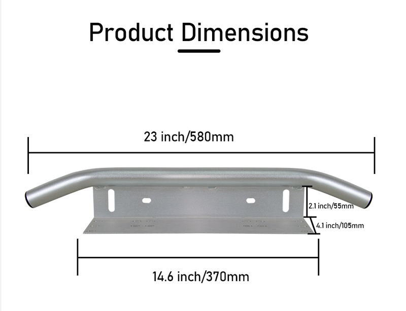 License Plate /Mount Bracket Number Plate Frame Holder For Led Light Bar