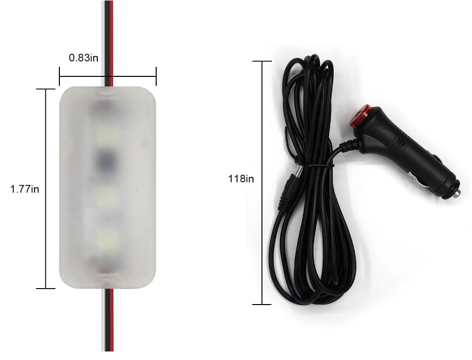 Multi-Function Led Car Ambient Lights Rear Window