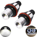 Ampoules LED Angel Eyes Pour BMW - 6000K, 2200LM, Phares Halo, Compatibles E87 E92 E88, 2 Pièces - 13