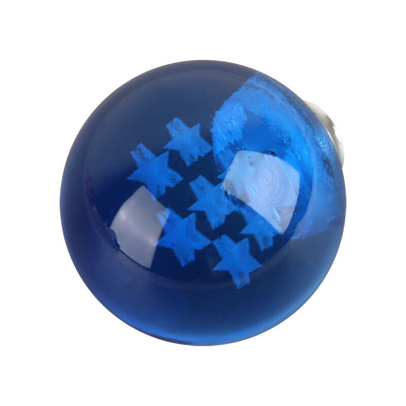 Glass Gear Shift Knob  7 Stars  for Most Car Models with 3 Adapters