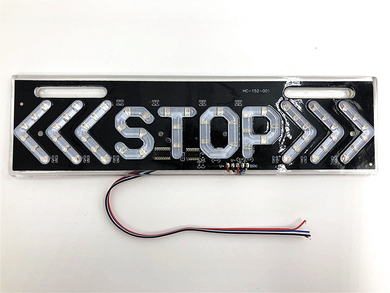 12V LED "STOP "Sign BRAKE LIGHT