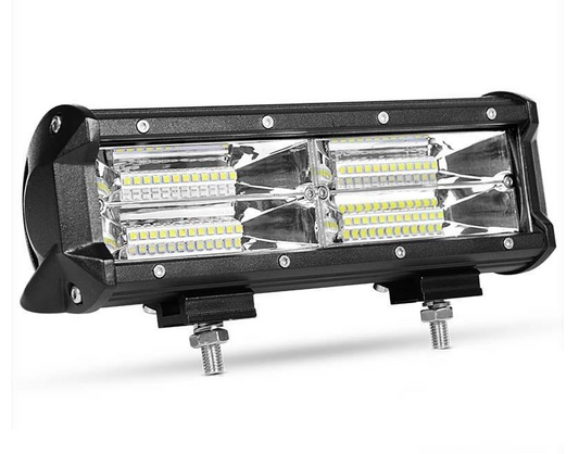 2PCS 12V-24V 144W Triple Row Work Light Led Light Bar  4x4 Off Road Spot Beam