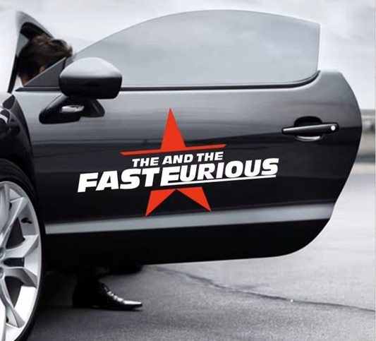 Car Stickers Exterior Fast & Furious -Small Size