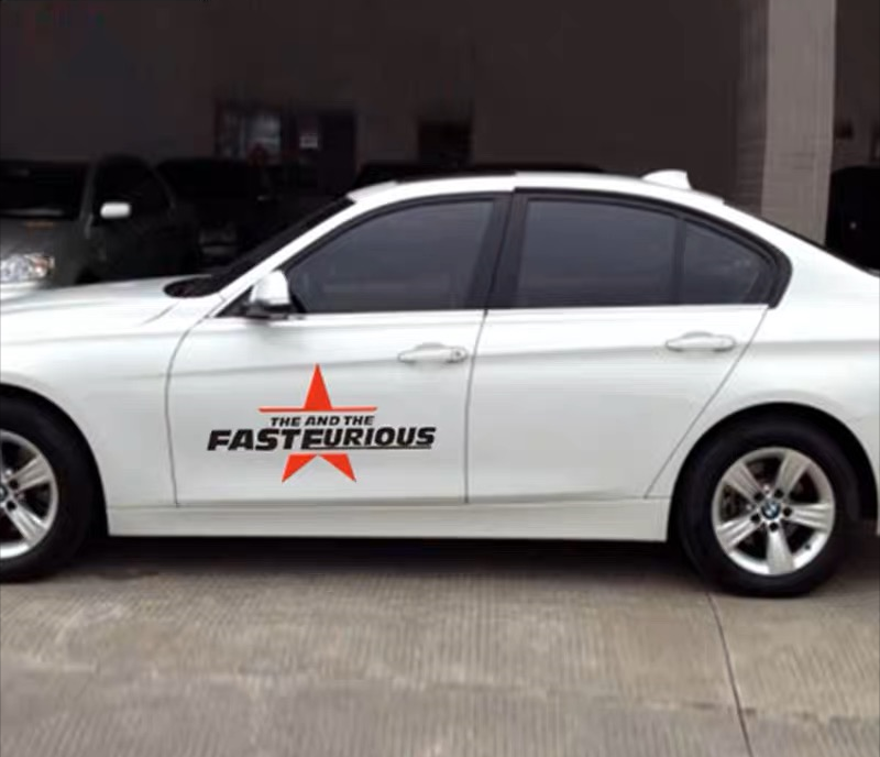 Car Stickers Exterior Fast & Furious -Small Size