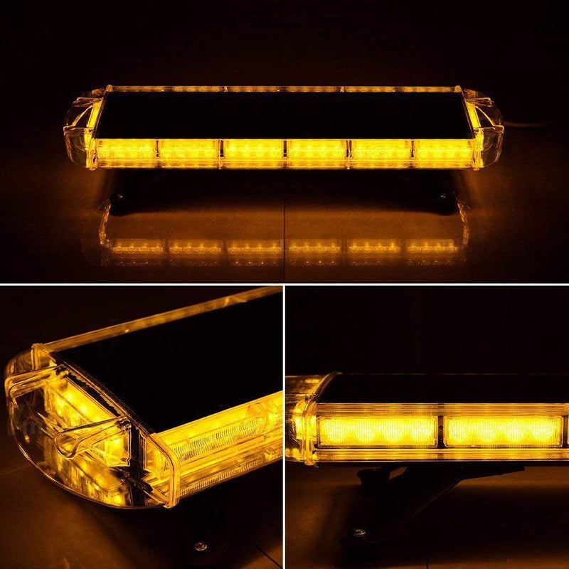 30"Inch 56 LED Amber LED  Emergency Strobe Light Warning Flashing LightBar