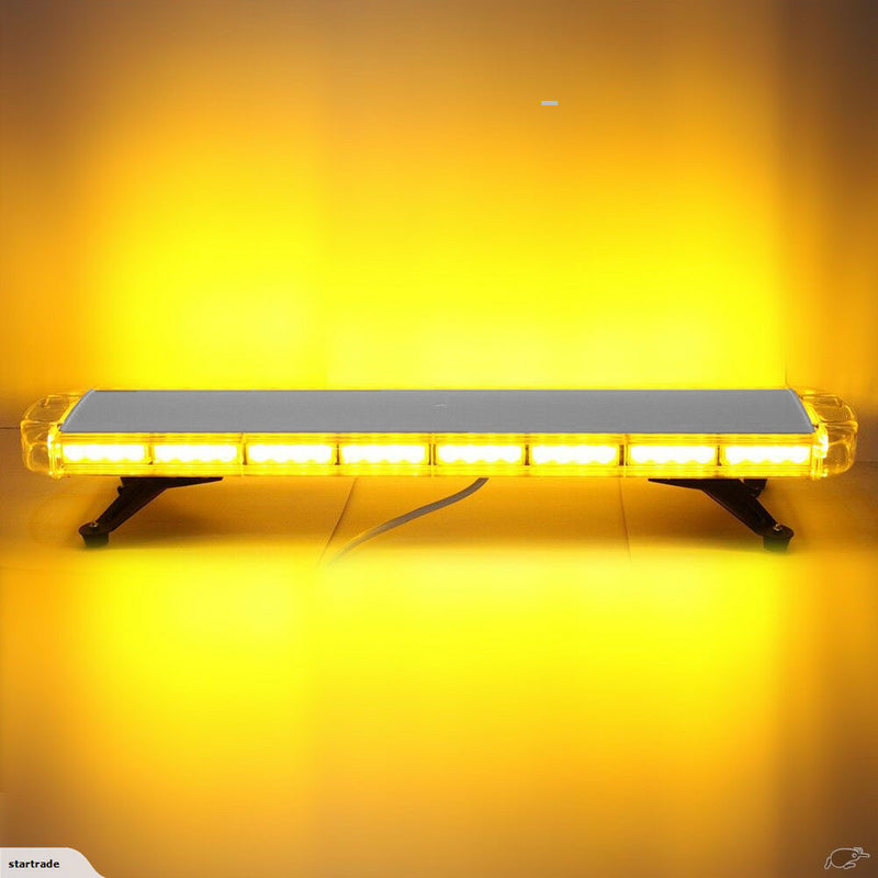 38"  72 LED Car Amber LED Emergency Strobe Light Warning Flashing Light Bar